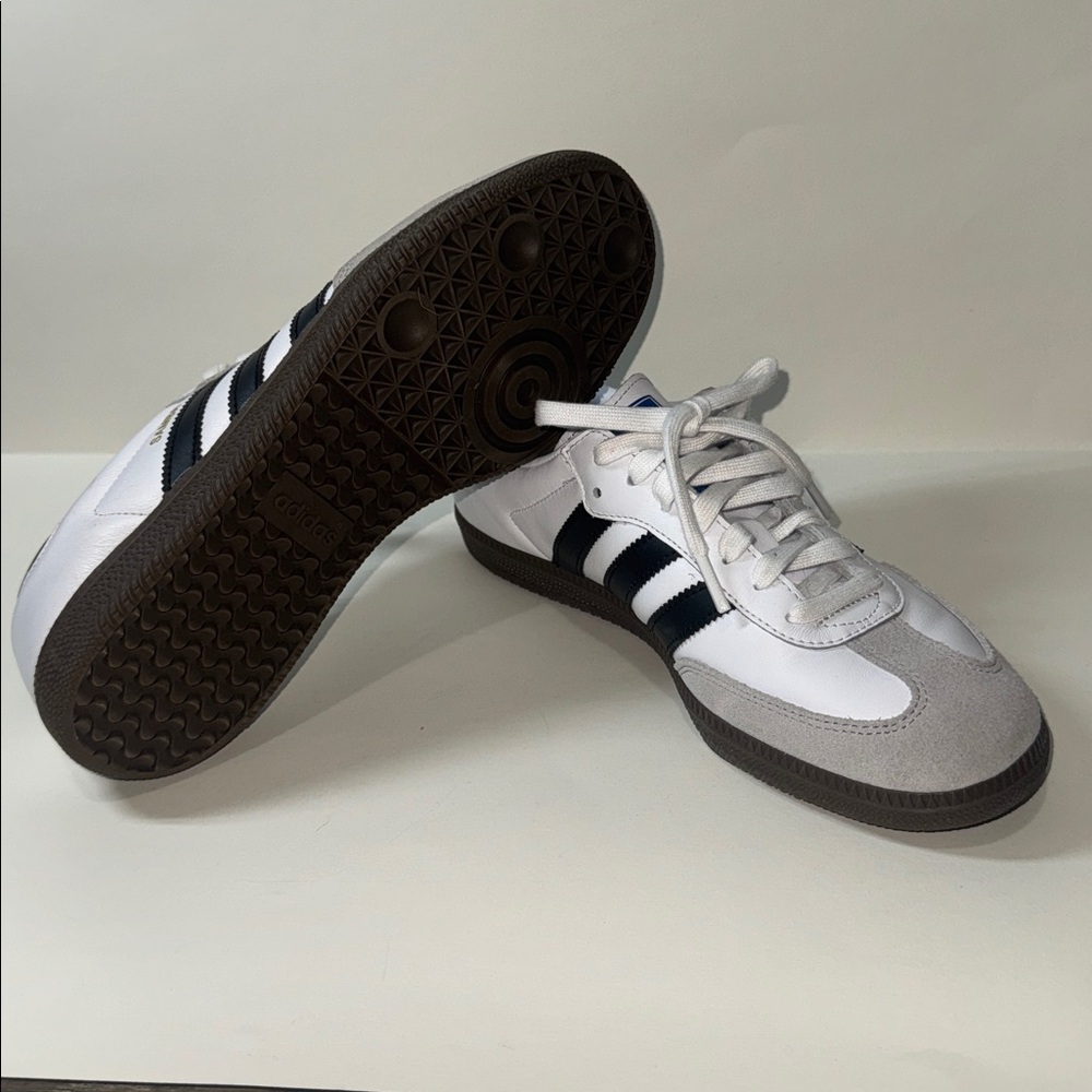 Adidas Samba OG White/Black/Gum - Women’s 9 / Men’s 7.5 - Pristine Condition - Picture 2 of 6